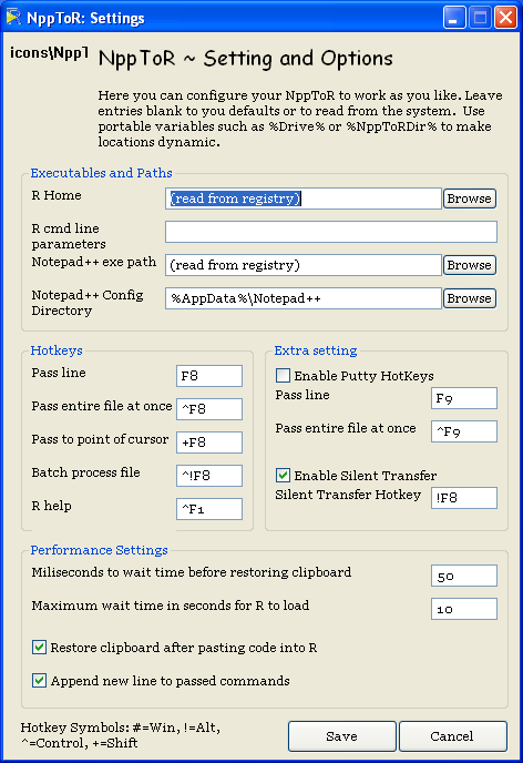 Edit registry window - choose custom keyboard shortcut